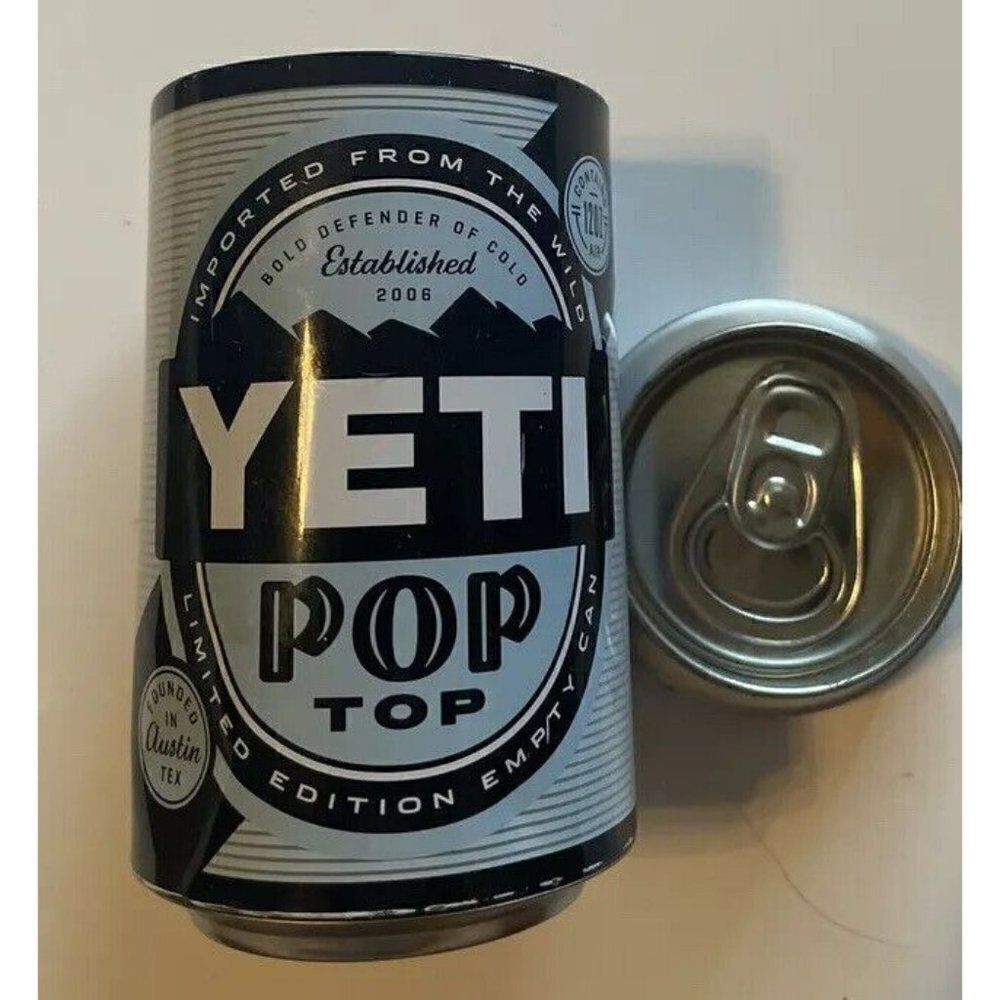 Yeti Stash Can Top Pops Off For A Hidden Storage 12 Oz Can Safe